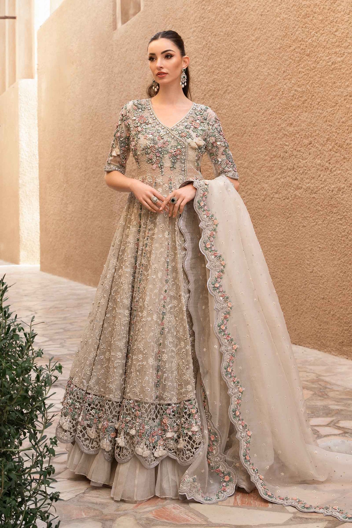 Maria.B – FX-862 (Silver Blush Organza)